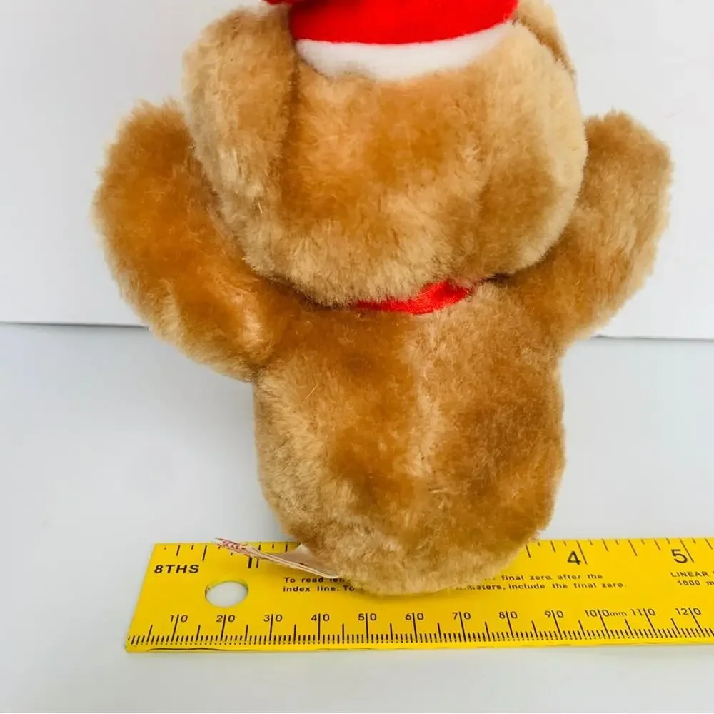 Vintage Russ Berrie Jolly Christmas Bear Plush